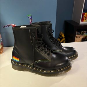 Doc martins combat boots pride collection